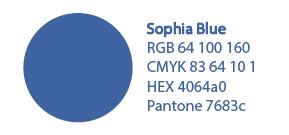 Sophia Blue Color Swatch