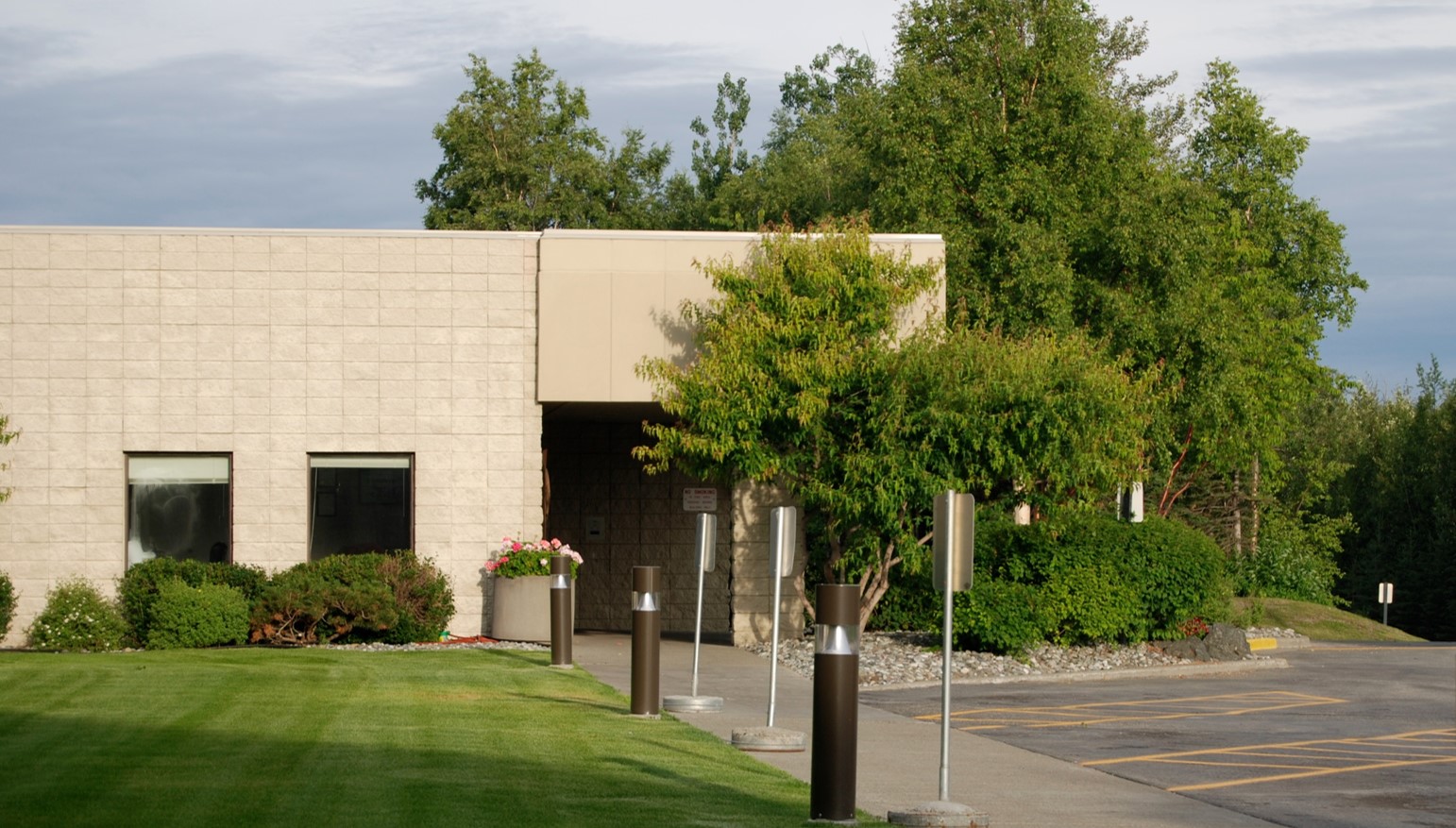 Front of Jalmar Kertula Building in Summer