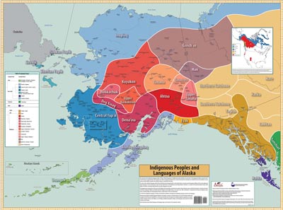 Map of Alaska Indigenous Languages