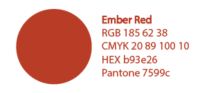 Ember Red Color Swatch